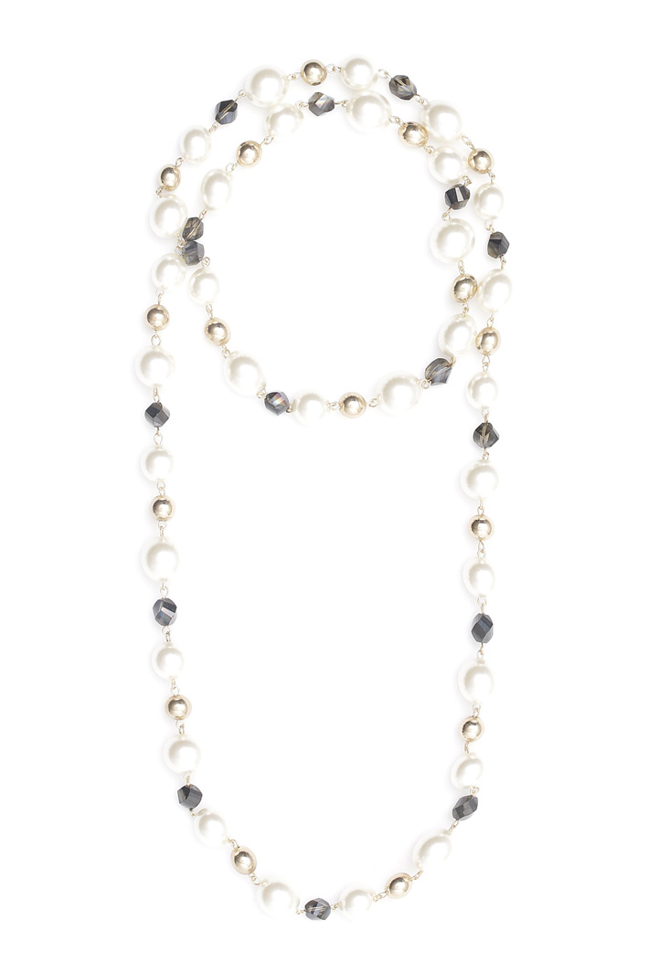 Long necklace with beads Intrend Long necklace with beads Intrend