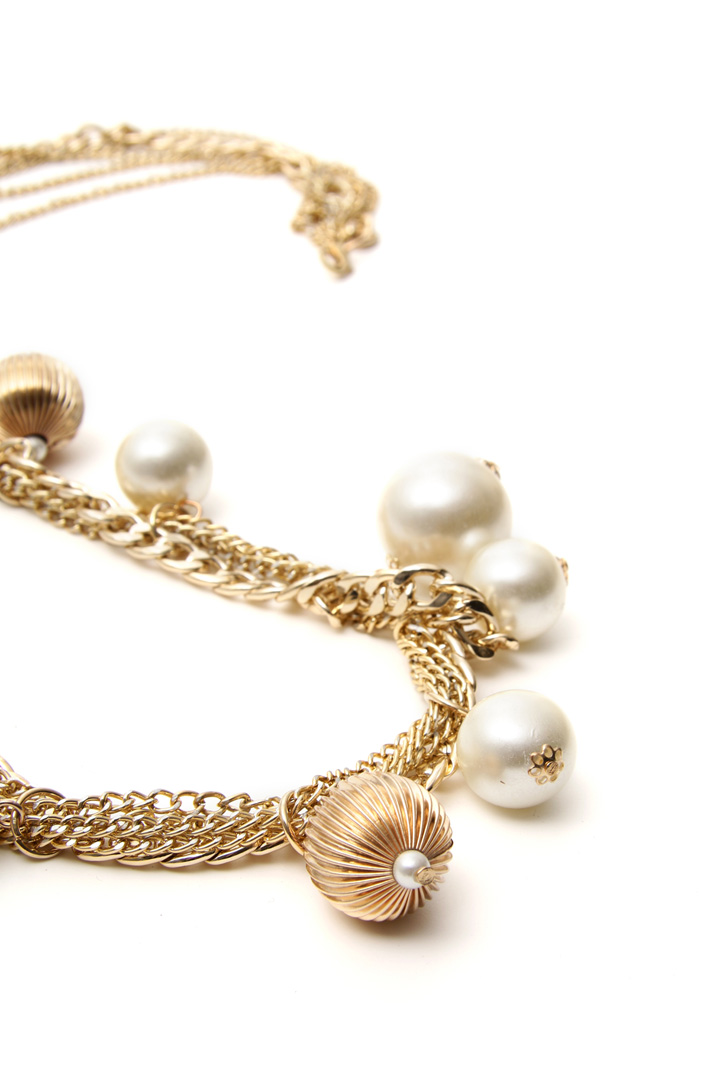Multirow necklace with pearls Intrend Multirow necklace with pearls Intrend