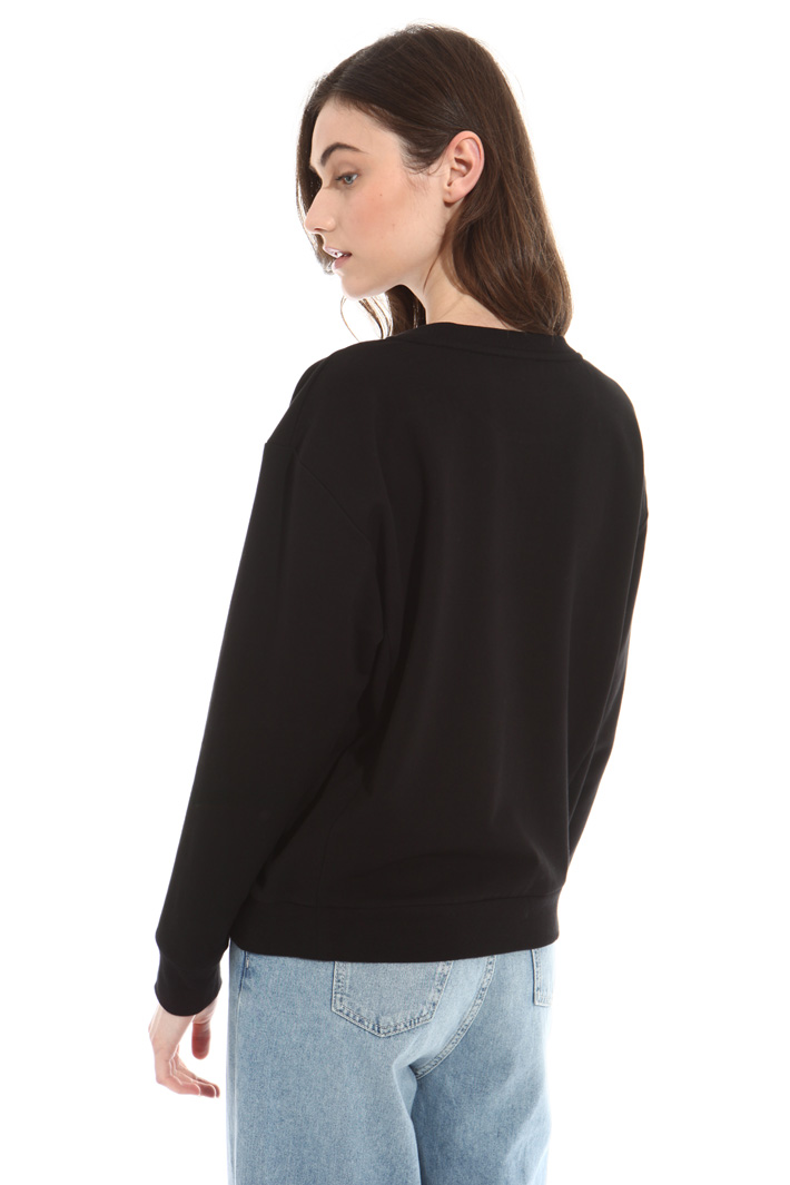 Sequin jersey sweatshirt Intrend Sequin jersey sweatshirt Intrend
