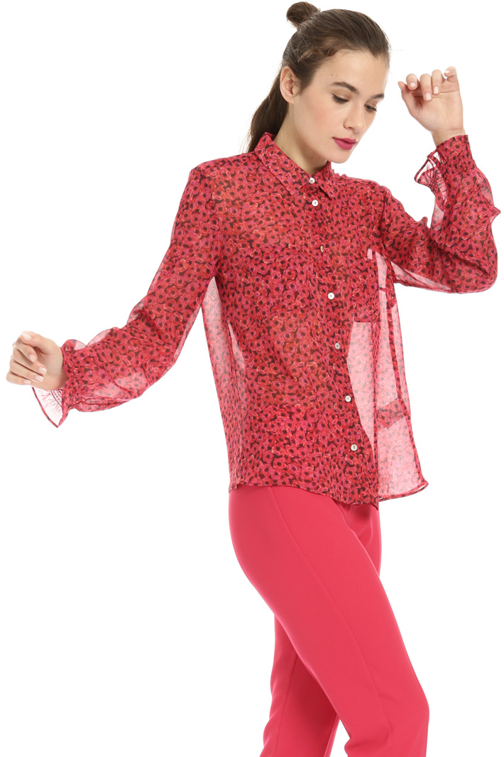 Crepe georgette shirt Intrend Crepe georgette shirt Intrend