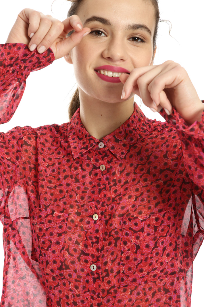 Crepe georgette shirt Intrend Crepe georgette shirt Intrend