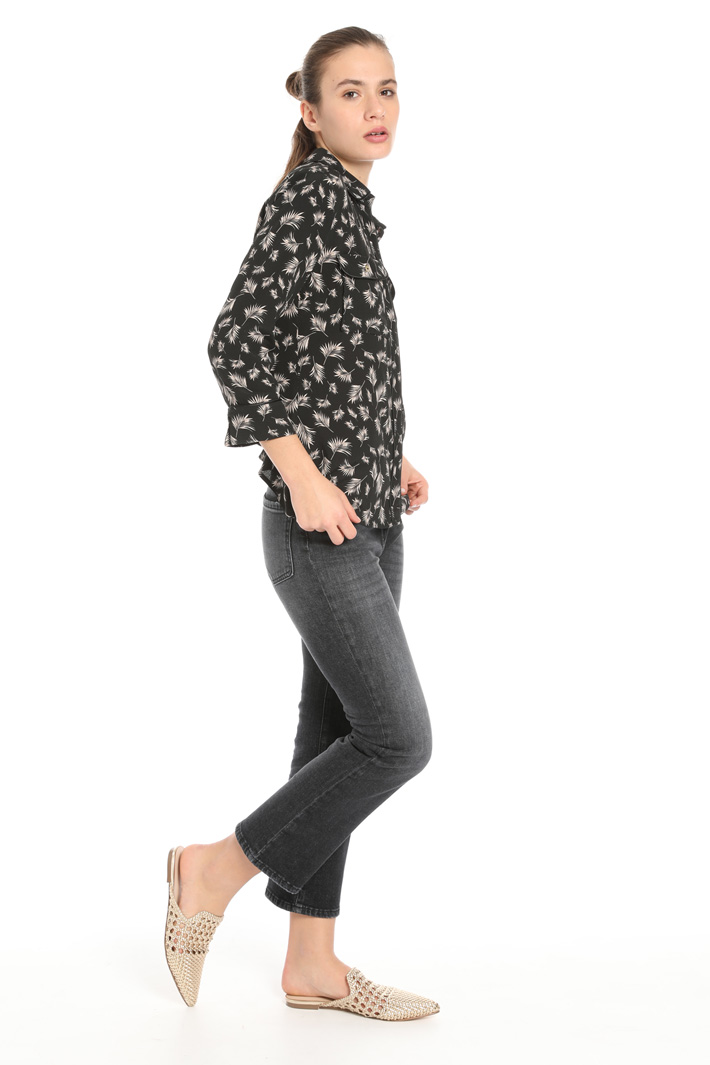Printed viscose shirt Intrend Printed viscose shirt Intrend