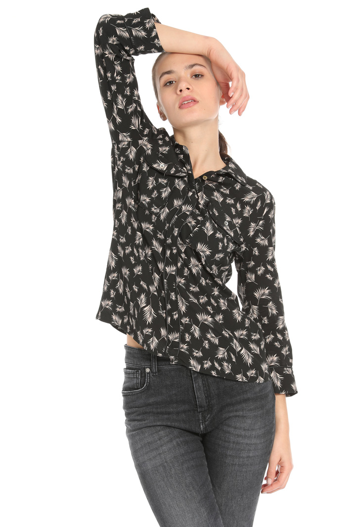 Printed viscose shirt Intrend Printed viscose shirt Intrend