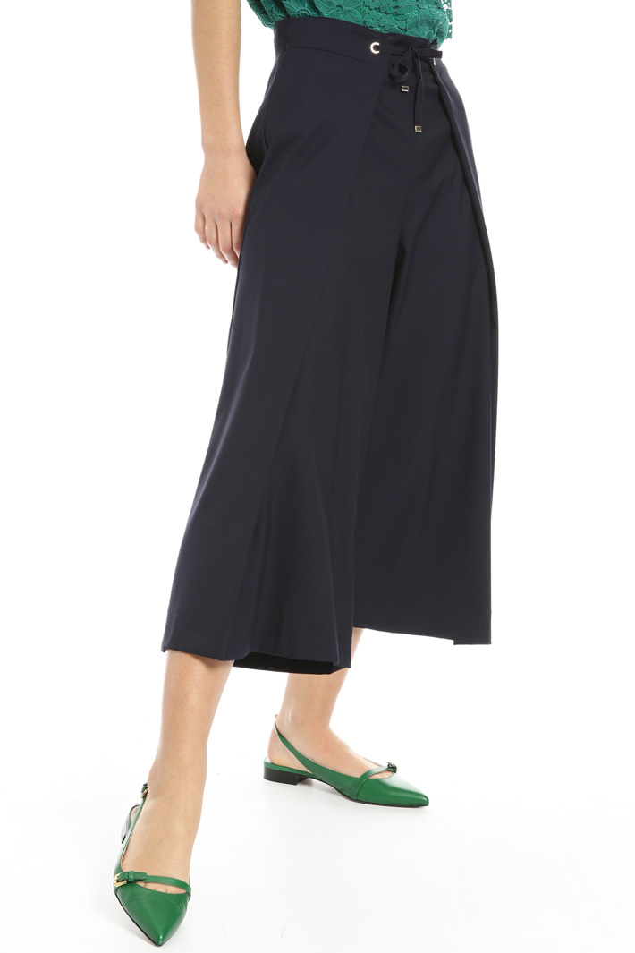 Cropped palazzo trousers Intrend Cropped palazzo trousers Intrend