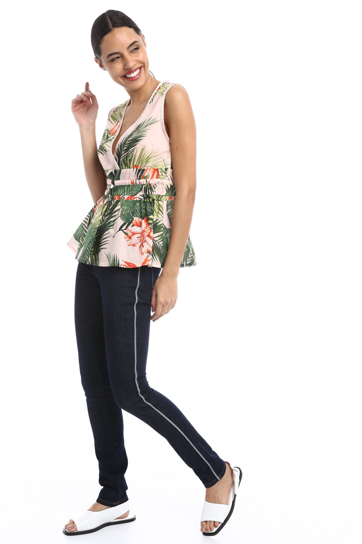 Cotton muslin top Intrend Cotton muslin top Intrend