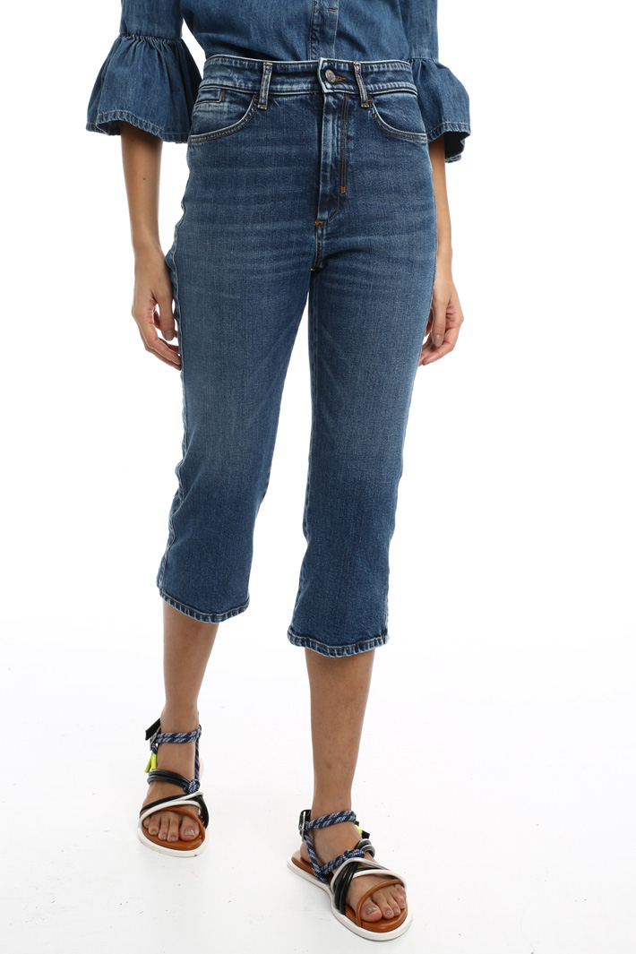 Five pocket cropped jeans Intrend Five pocket cropped jeans Intrend