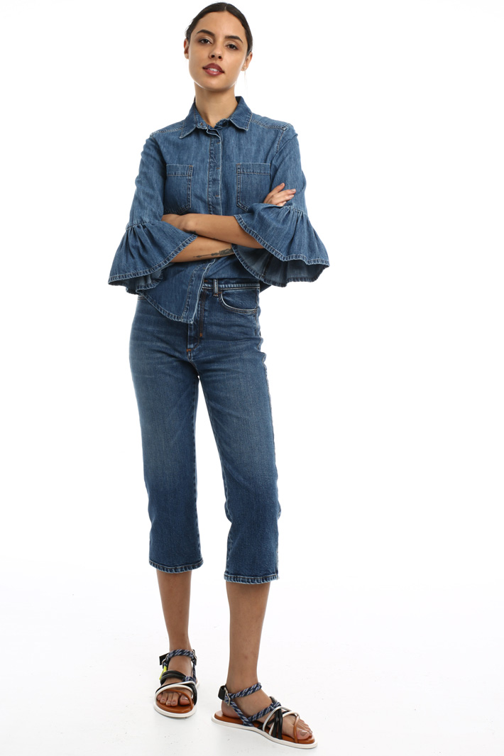 Five pocket cropped jeans Intrend Five pocket cropped jeans Intrend