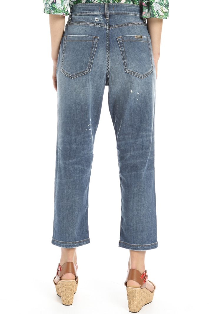 Cropped denim trousers Intrend Cropped denim trousers Intrend