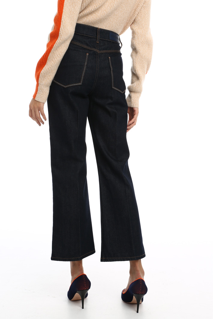 Cropped denim trousers Intrend Cropped denim trousers Intrend