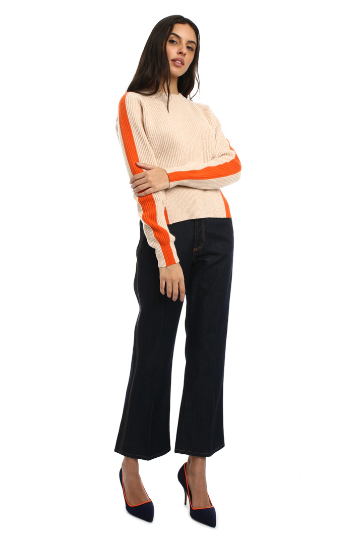 Cropped denim trousers Intrend Cropped denim trousers Intrend