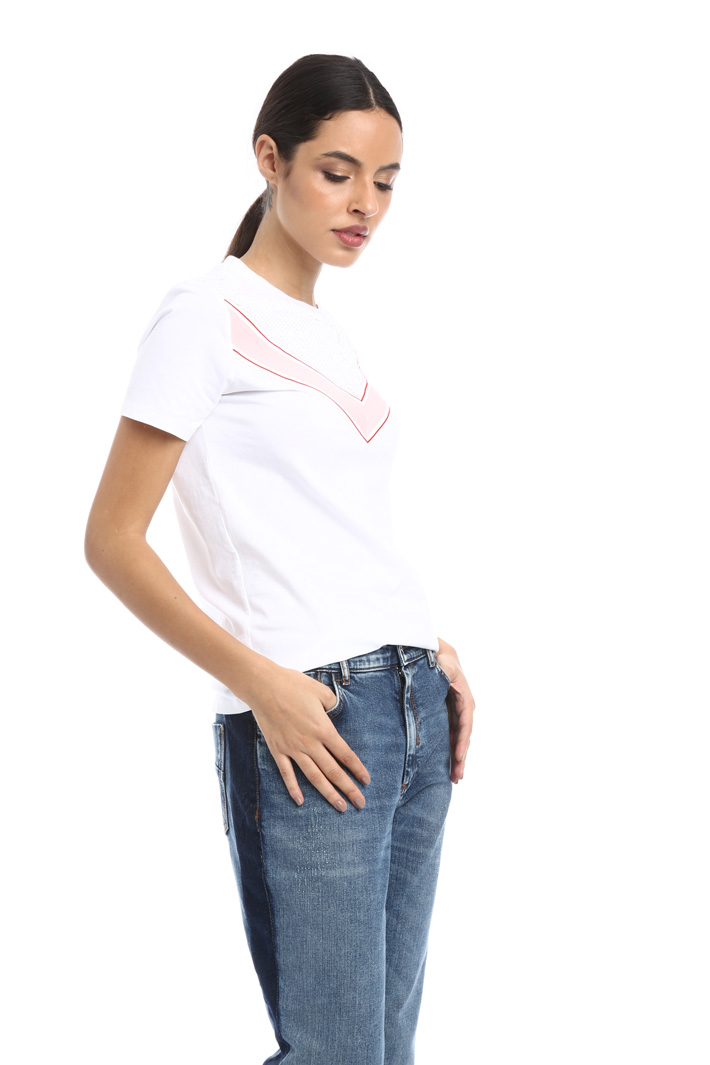 Fringed hem jeans Intrend Fringed hem jeans Intrend