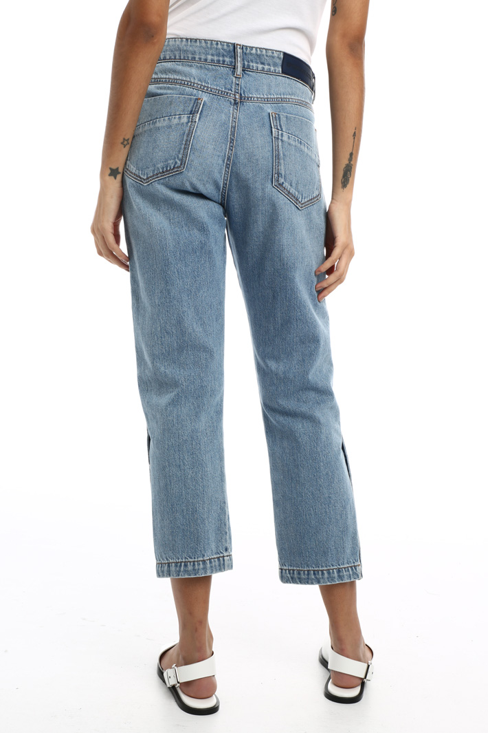 Cropped denim trousers Intrend Cropped denim trousers Intrend