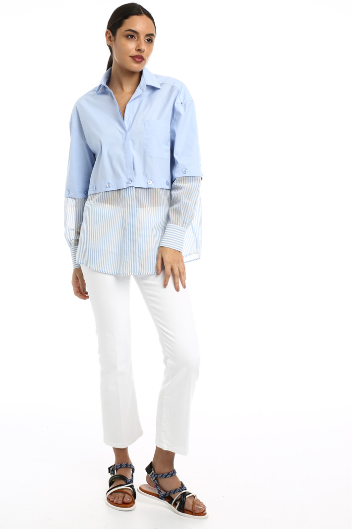Cotton poplin shirt Intrend Cotton poplin shirt Intrend