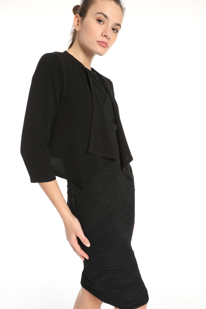 Bolero jacket in crepe fabric Intrend Bolero jacket in crepe fabric Intrend