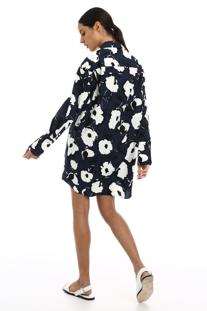 Pure cotton chemisier dress Intrend Pure cotton chemisier dress Intrend