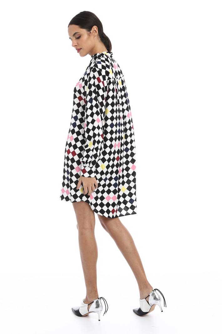 Short twill dress Intrend Short twill dress Intrend