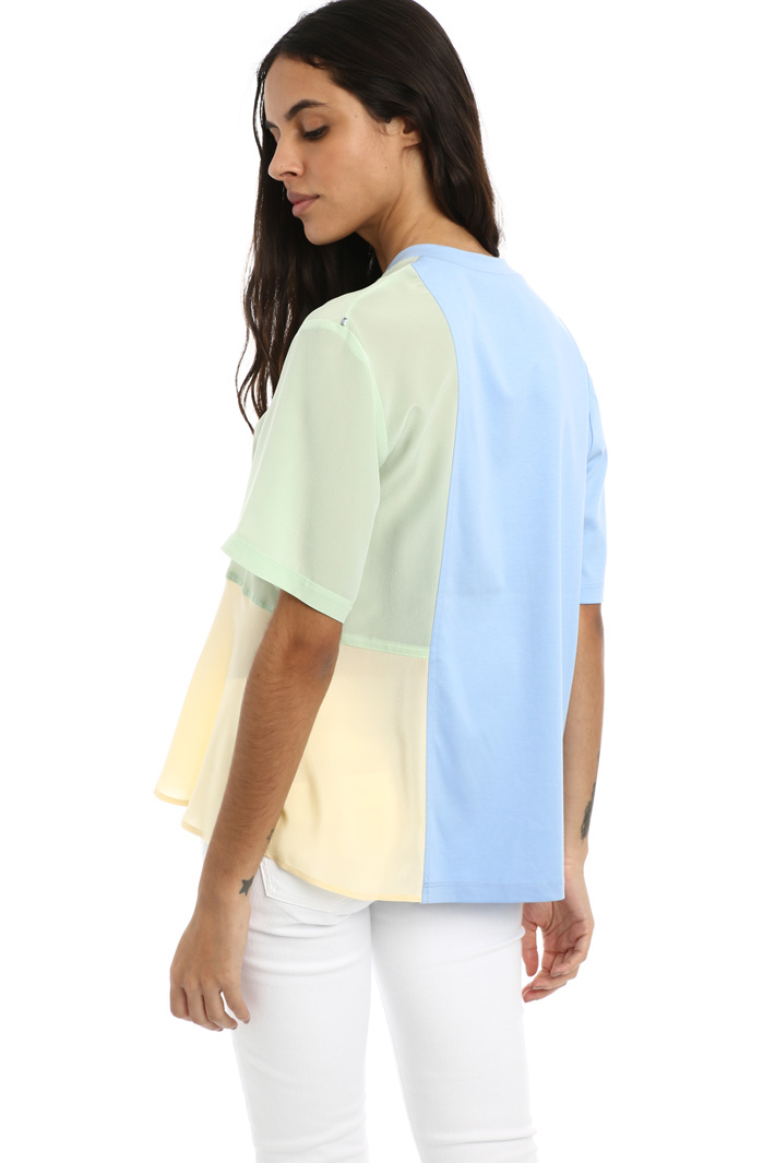 Jersey and silk T-shirt Intrend Jersey and silk T-shirt Intrend