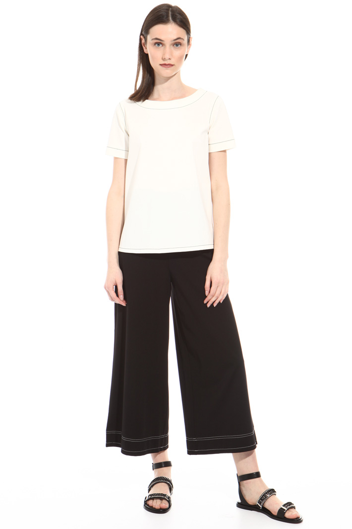Boxy fit jersey sweater Intrend Boxy fit jersey sweater Intrend