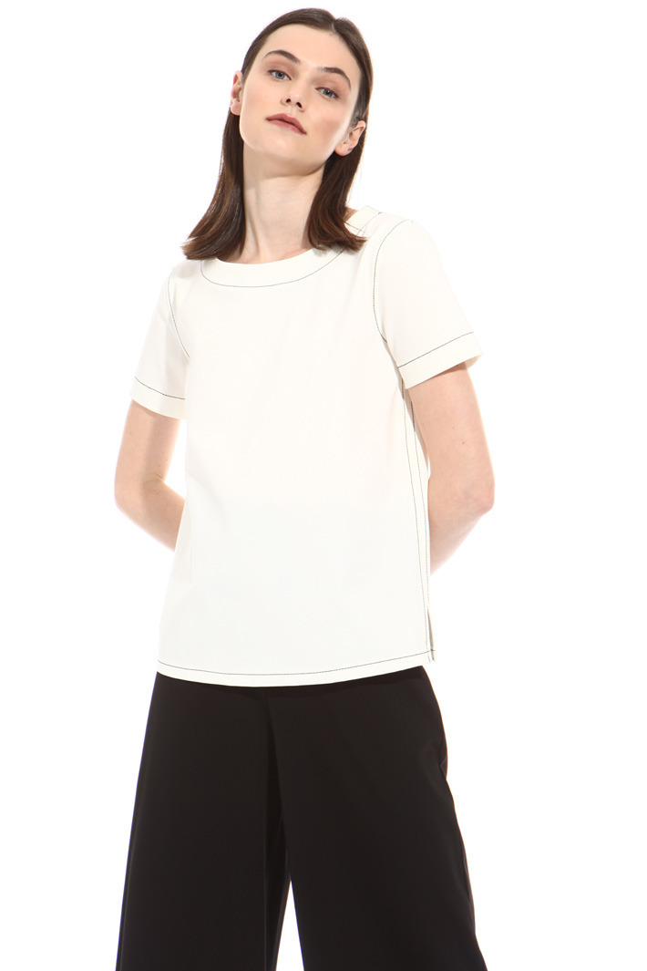 Boxy fit jersey sweater Intrend Boxy fit jersey sweater Intrend
