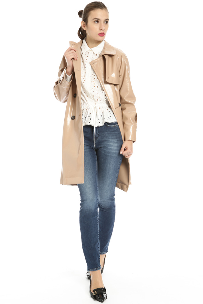 Varnish effect trench Intrend Varnish effect trench Intrend