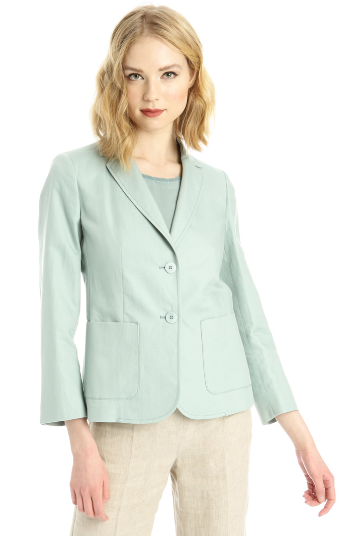 Cotton and linen blazer Intrend Cotton and linen blazer Intrend