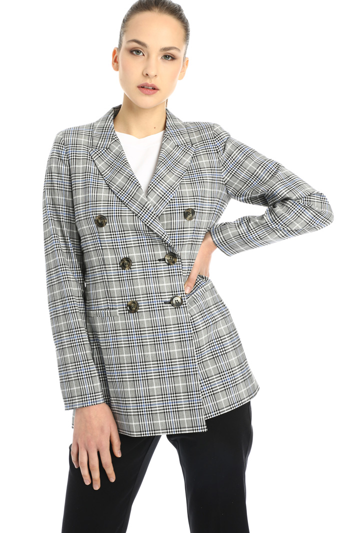 Double-breasted viscose jacket Intrend Double-breasted viscose jacket Intrend