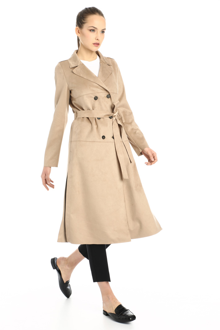 Suede-effect trench Intrend Suede-effect trench Intrend