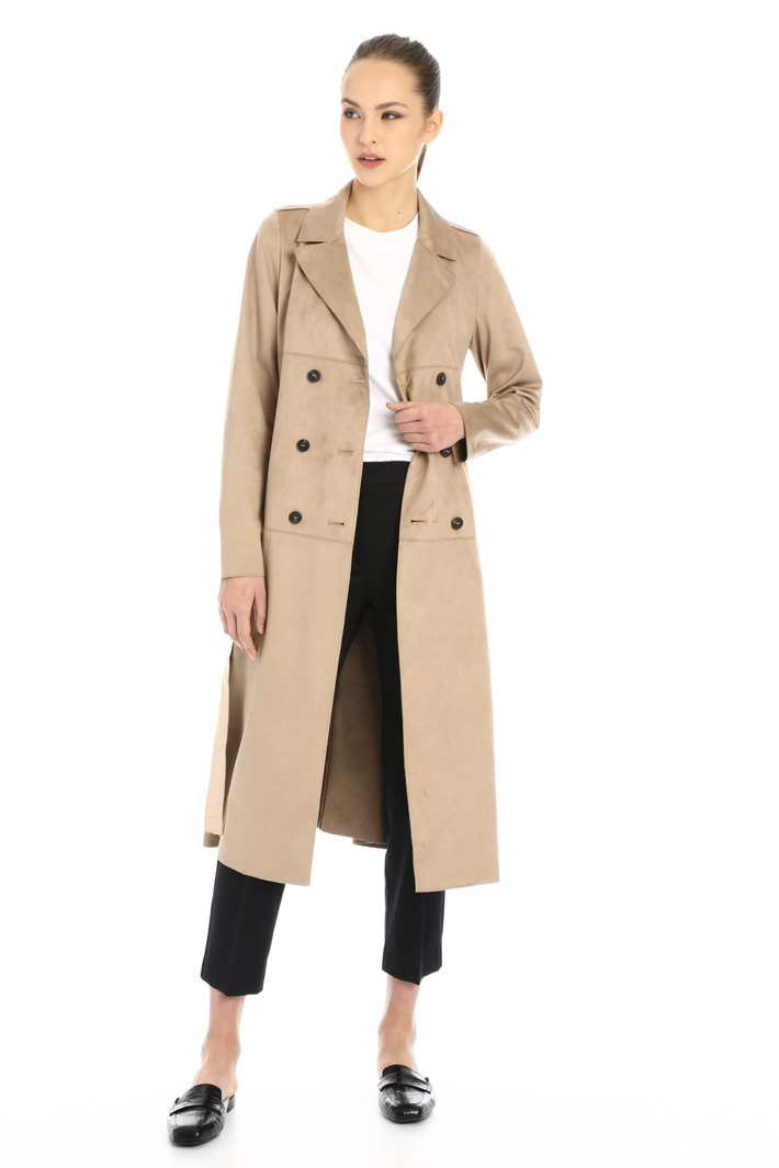 Suede-effect trench Intrend Suede-effect trench Intrend