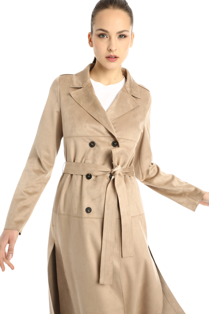 Suede-effect trench Intrend Suede-effect trench Intrend
