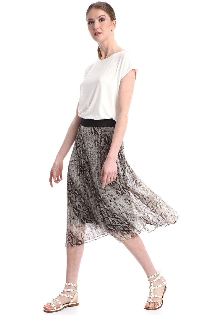 Pleated georgette skirt Intrend Pleated georgette skirt Intrend