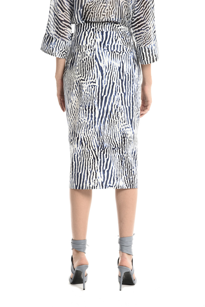 Draped cotton sheath skirt Intrend Draped cotton sheath skirt Intrend