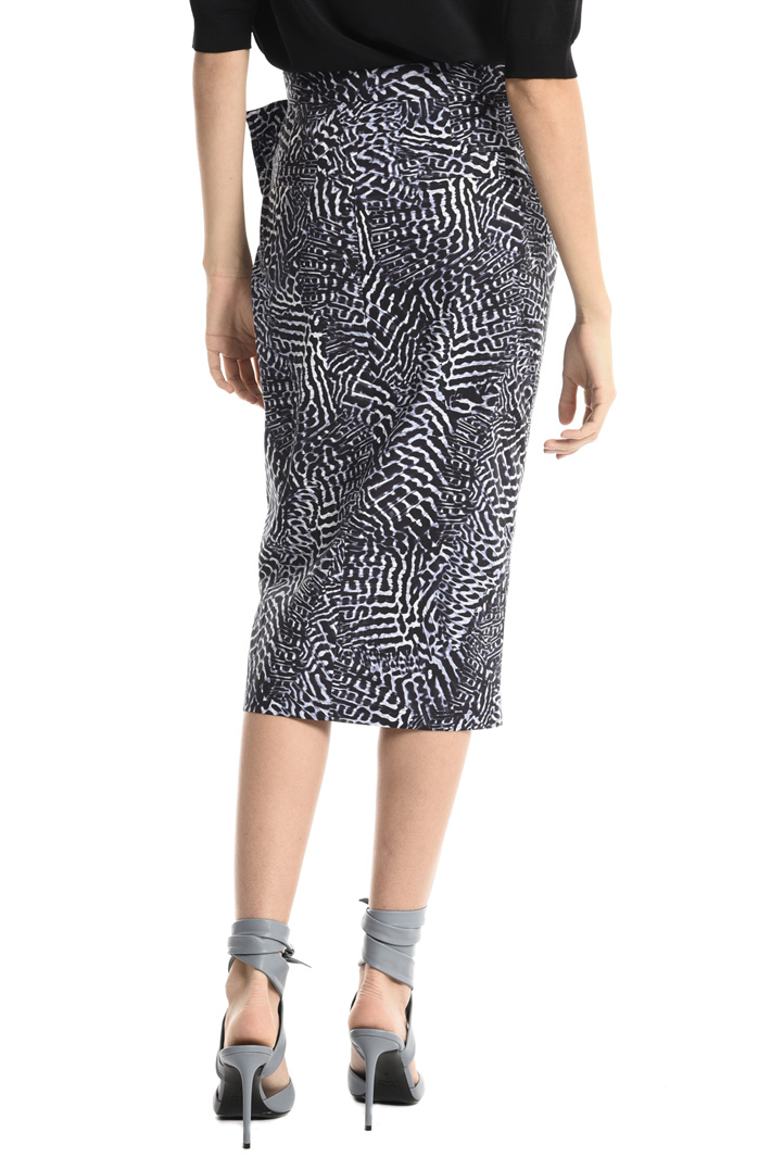 Draped cotton sheath skirt Intrend Draped cotton sheath skirt Intrend