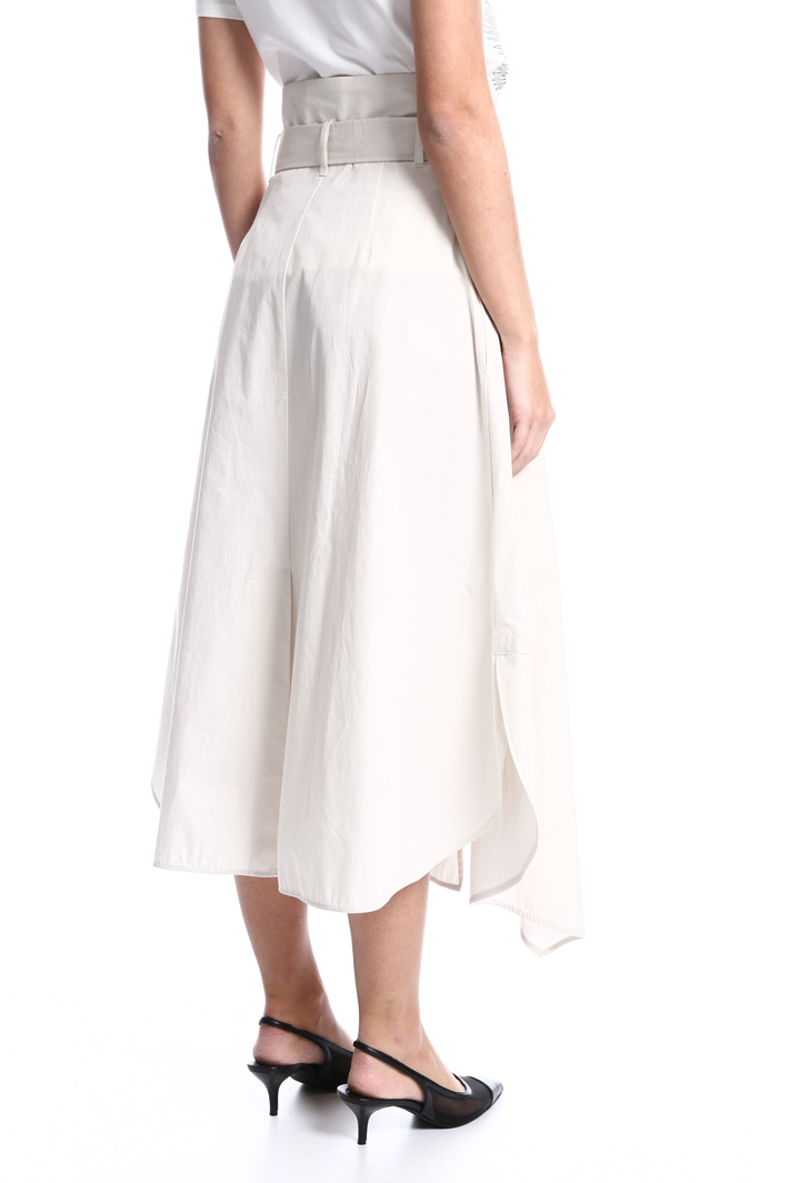 Asymmetrical skirt in cotton Intrend Asymmetrical skirt in cotton Intrend