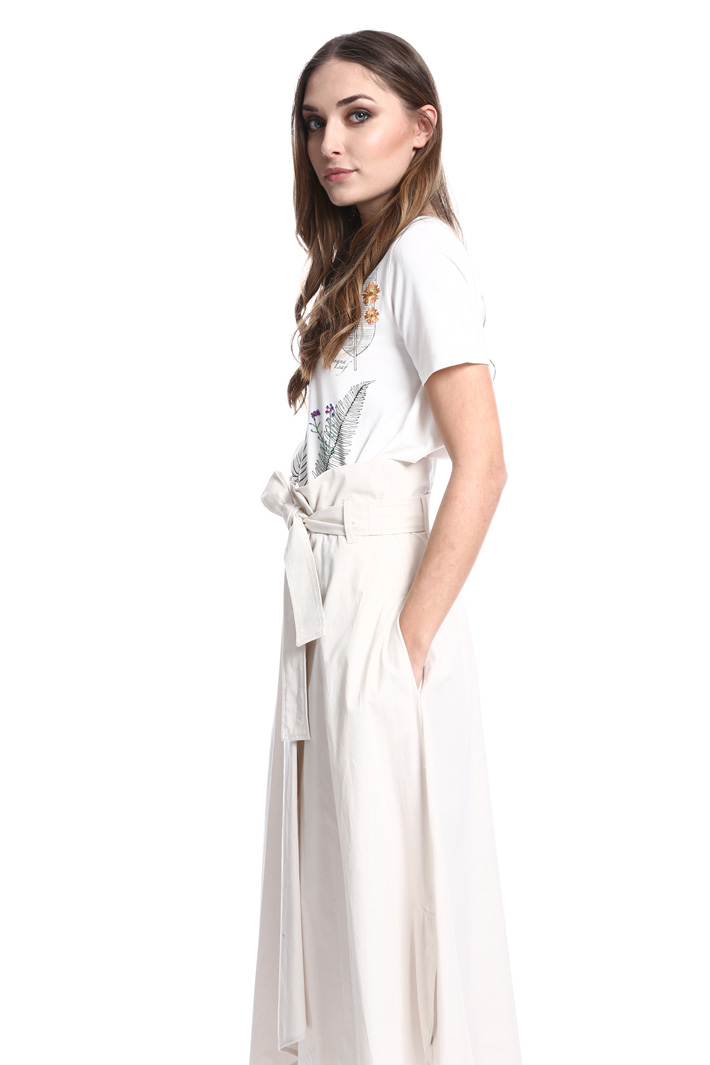 Asymmetrical skirt in cotton Intrend Asymmetrical skirt in cotton Intrend