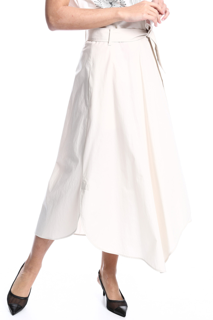 Asymmetrical skirt in cotton Intrend Asymmetrical skirt in cotton Intrend
