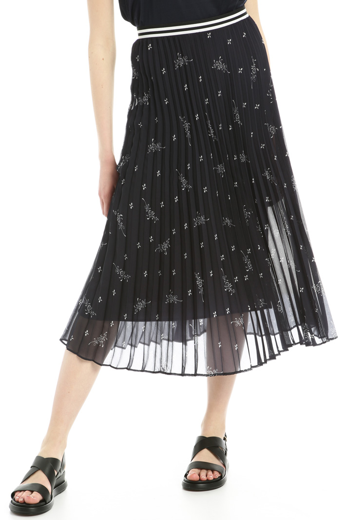 Pleated midi skirt Intrend Pleated midi skirt Intrend