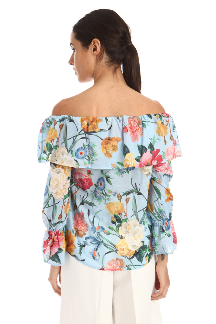 Cotton poplin blouse Intrend Cotton poplin blouse Intrend