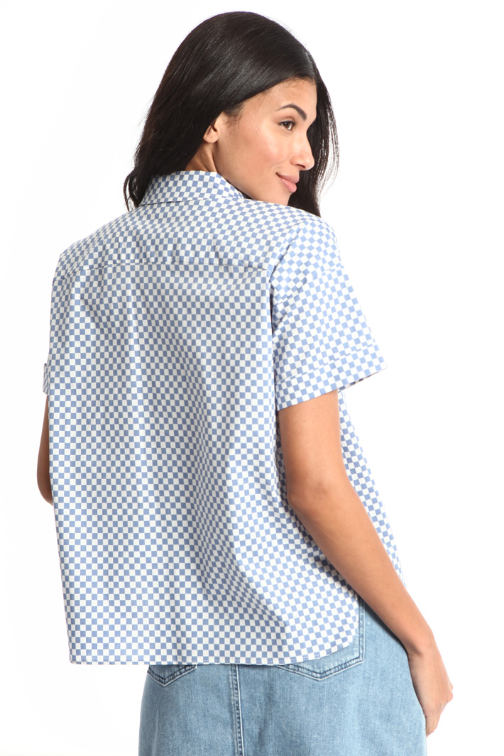 Printed boxy shirt Intrend Printed boxy shirt Intrend