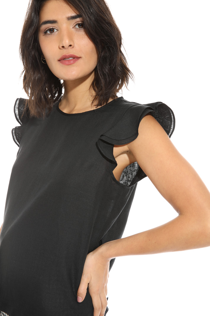 Pure linen top Intrend Pure linen top Intrend