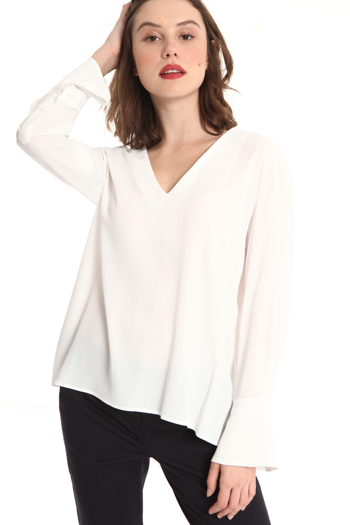 Blusa in tessuto crepe Intrend Blusa in tessuto crepe Intrend