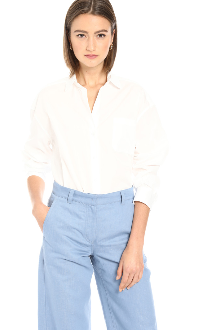Oversized pure cotton shirt Intrend Oversized pure cotton shirt Intrend
