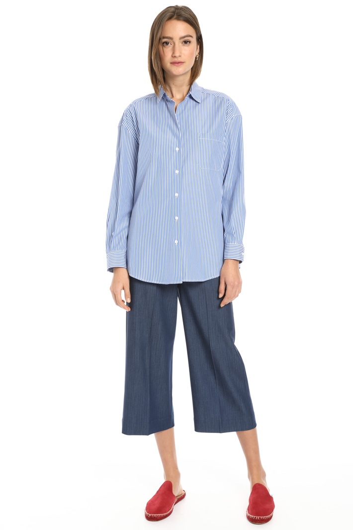 Oversized pure cotton shirt Intrend Oversized pure cotton shirt Intrend