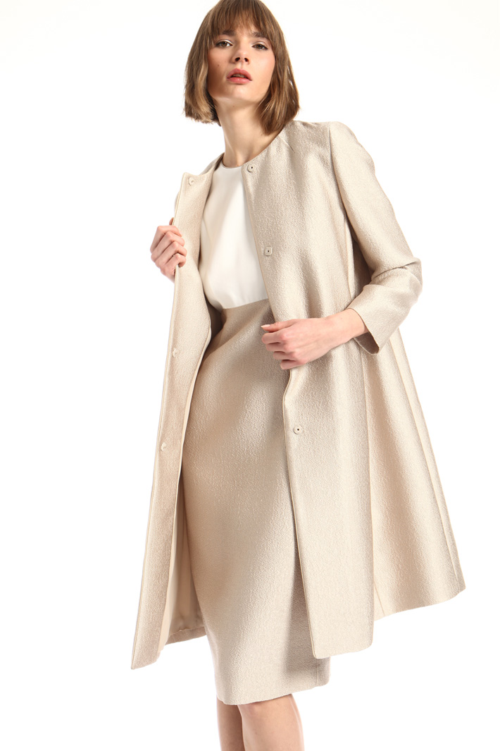 Jacquard duster coat Intrend Jacquard duster coat Intrend