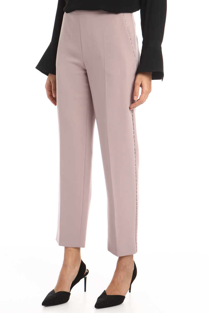 Cady trousers with beads Intrend Cady trousers with beads Intrend