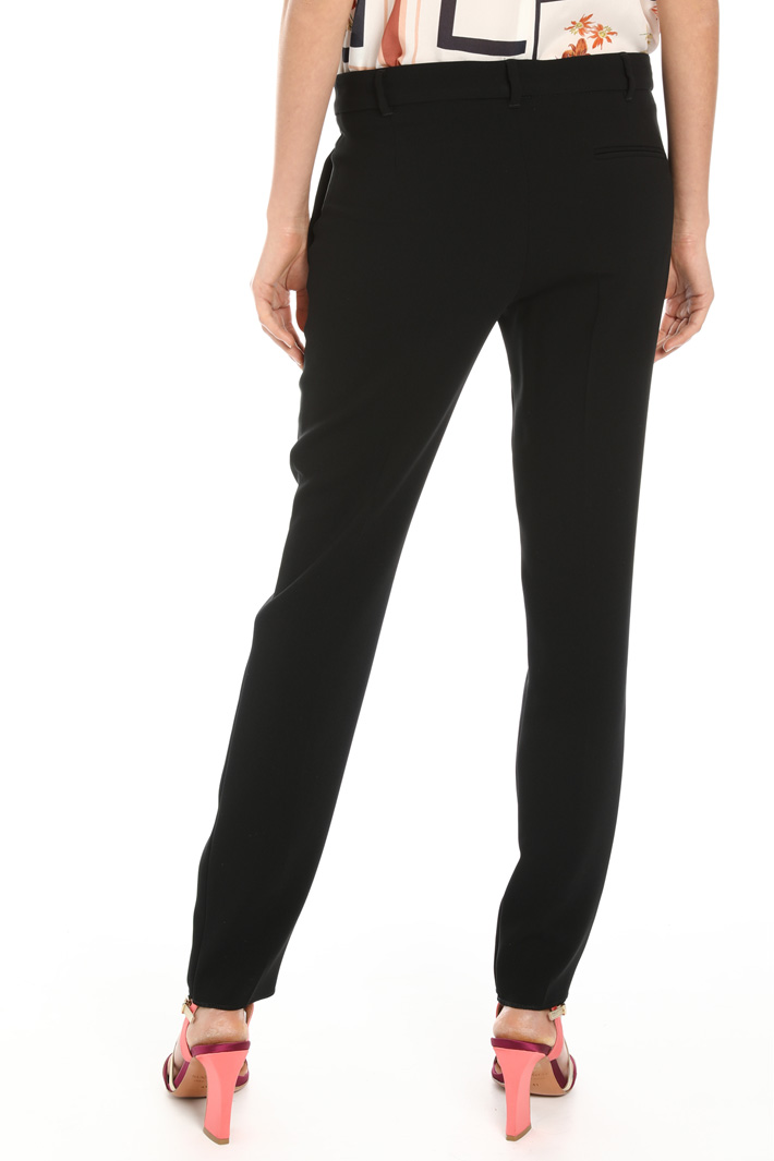 Crepe cigarette trousers Intrend Crepe cigarette trousers Intrend