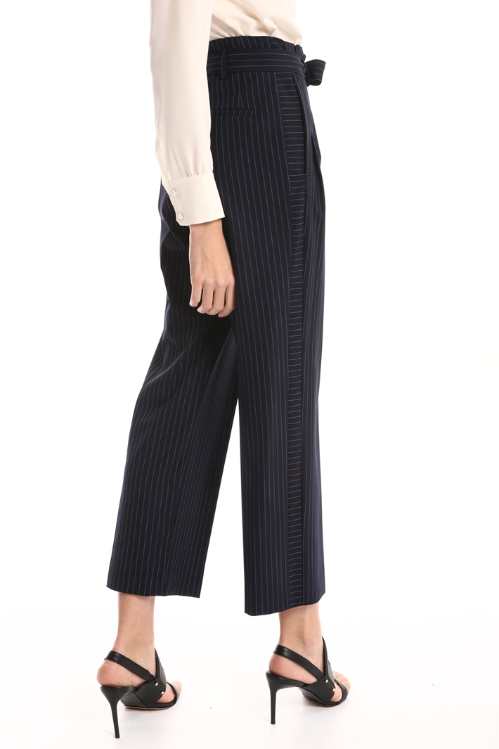 High waist belted trousers Intrend High waist belted trousers Intrend