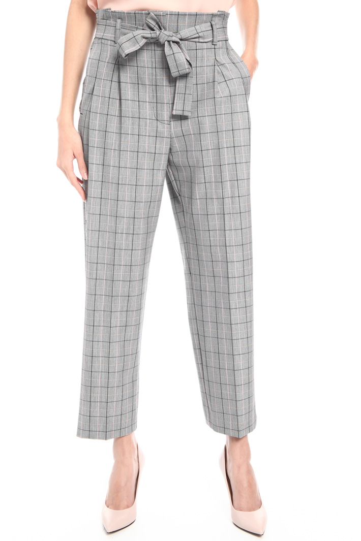 High waist belted trousers Intrend High waist belted trousers Intrend