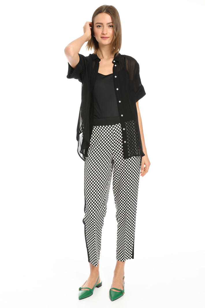 Cropped cady trousers Intrend Cropped cady trousers Intrend