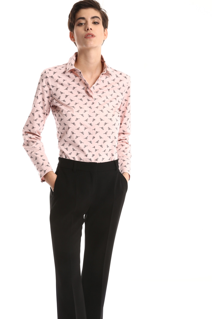 Crepe fabric trousers Intrend Crepe fabric trousers Intrend