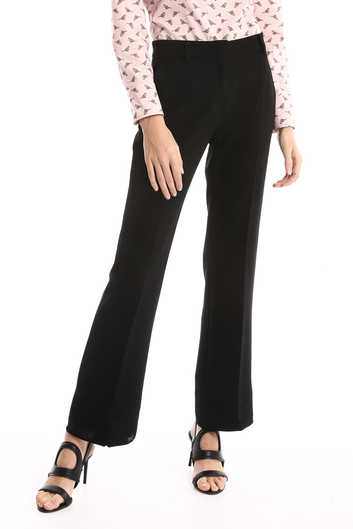 Crepe fabric trousers Intrend Crepe fabric trousers Intrend